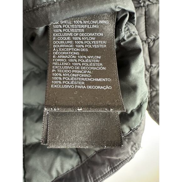 The North Face Boys ThermoBall Hooded Jacket Small 7/8 Full Zip Puffer *Flawed - Picture 9 of 14